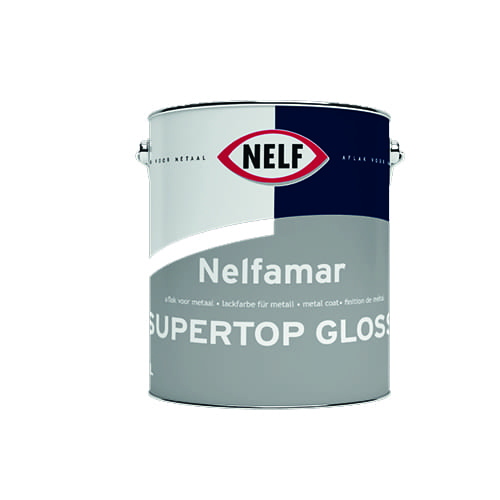Nelfamar supertop gloss sneeuwwit 2,5L