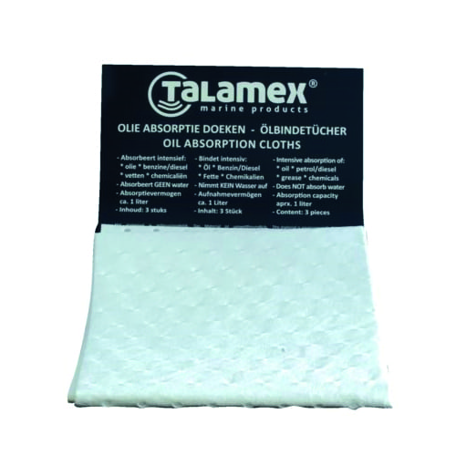Talamex olie slurpdoeken 46x46cm per 3 verpakt