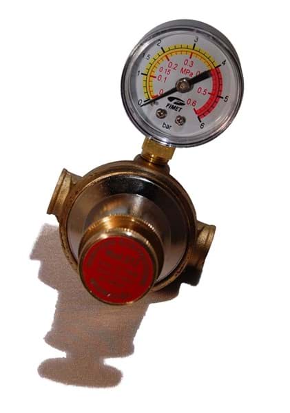 Gas drukregelaar 0-3 bar instelbaar + manometer