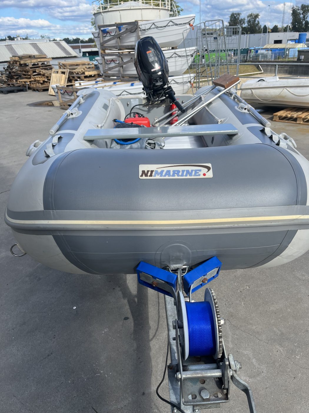 Nimarine 350ALU met Suzuki 15PK